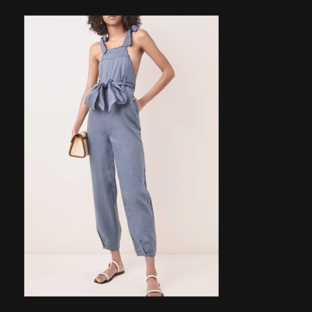 Innika Choo Fava Reutfrend Chambray Jumpsuit